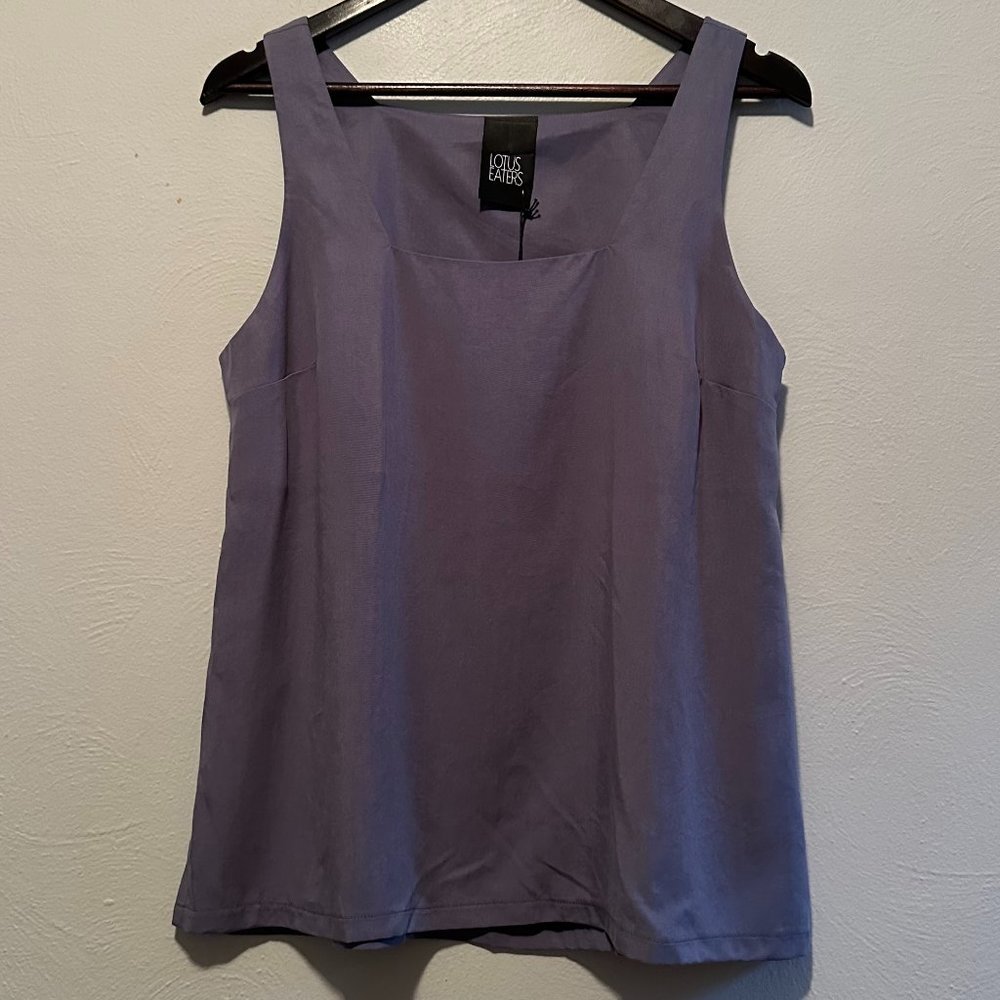 NWT Lotus Eaters Women's Bananiel Sleeveless Top with Square Neckline Size Small